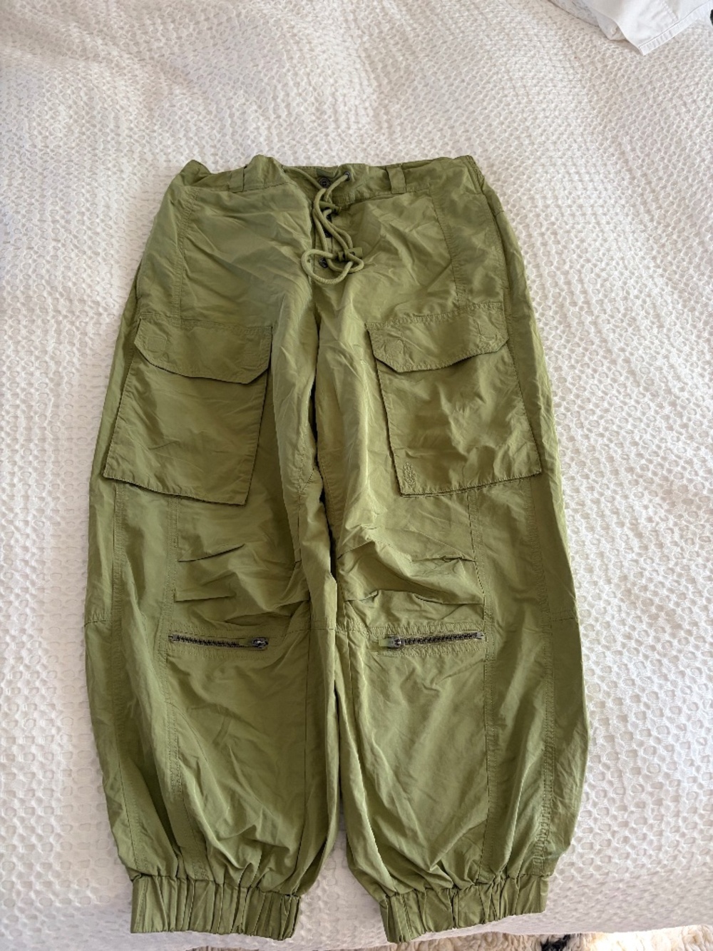 Free People Movement Green Cargo Jogger Pants Size M